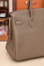 Birkin 25, Elephant Grey with silver hardware, French Togo leather, fully hand-stitched, 18K hardware, premium quality