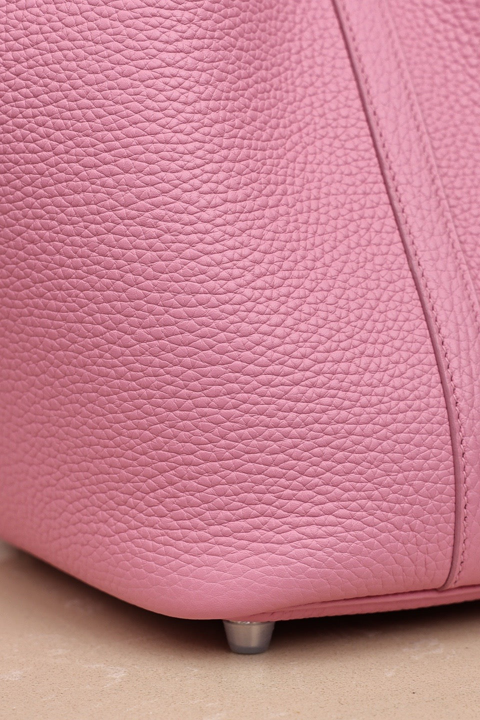 Picotin18, Sakura Pink, French TC leather, fully hand-stitched craftsmanship