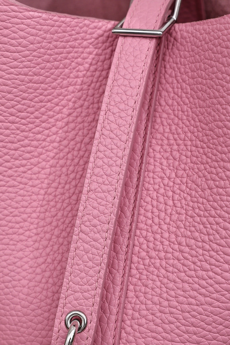 Picotin18, Sakura Pink, French TC leather, fully hand-stitched craftsmanship