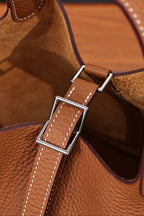 Picotin, 18cm Gold Brown, French TC leather, fully hand-stitched quality